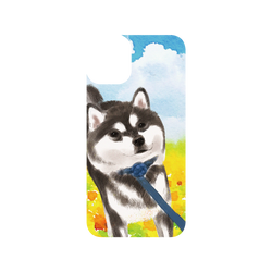 犀牛盾SolidSuit手機殼 - iPhone 11 - 【聯名設計款】 - 沐晨Muchen - 晴天款拉住黑柴