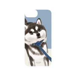 犀牛盾SolidSuit手機殼 - iPhone 7/8/SE2/SE3 - 【聯名設計款】 - 沐晨Muchen - 拉住黑柴