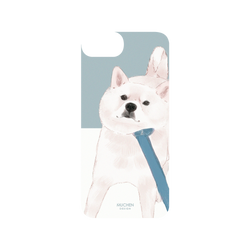 犀牛盾SolidSuit手機殼 - iPhone 7/8/SE2/SE3 - 【聯名設計款】 - 沐晨Muchen - 拉住白柴