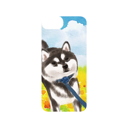 犀牛盾SolidSuit手機殼 - iPhone 7/8/SE2/SE3 - 【聯名設計款】 - 沐晨Muchen - 晴天款拉住黑柴