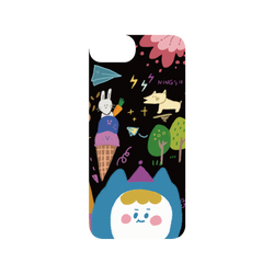 犀牛盾SolidSuit手機殼 - iPhone 7/8/SE2/SE3 - 【聯名設計款】 - Ning - 黑色