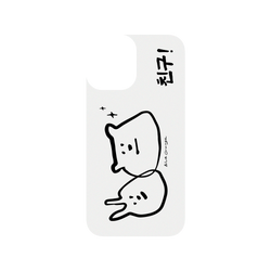 犀牛盾SolidSuit手機殼 - iPhone 12 mini - 【聯名設計款】 - TwoGirls - 黑白朋友