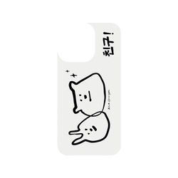 犀牛盾SolidSuit (MagSafe 兼容)手機殼 - iPhone 13 Pro - 【聯名設計款】 - TwoGirls - 黑白朋友