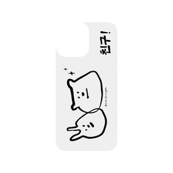 犀牛盾SolidSuit手機殼 - iPhone 13 Pro Max - 【聯名設計款】 - TwoGirls - 黑白朋友
