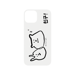 犀牛盾SolidSuit (MagSafe 兼容)手機殼 - iPhone 13 - 【聯名設計款】 - TwoGirls - 黑白朋友