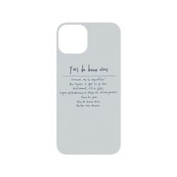 犀牛盾SolidSuit手機殼 - iPhone 13 - 【聯名設計款】 - No Reason - Beaux 祝好夢-灰底