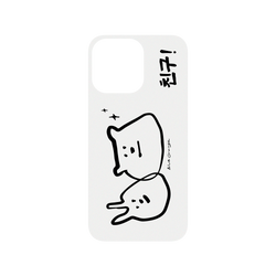 犀牛盾SolidSuit手機殼 - iPhone 14 Pro Max - 【聯名設計款】 - TwoGirls - 黑白朋友